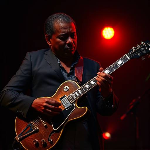 Album cover for Marcus 'Muddy' Waters' 'Delta Blues Revival' featuring a photo of Marcus playing guitar